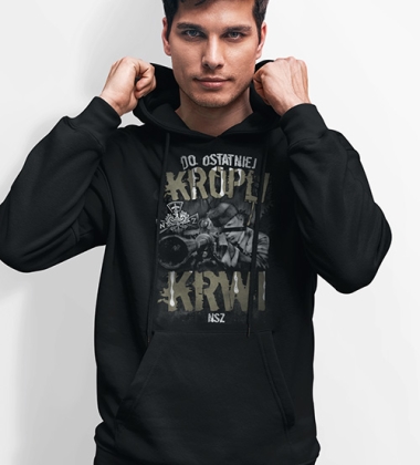 Bluza z kapturem DO OSTATNIEJ KROPLI KRWI